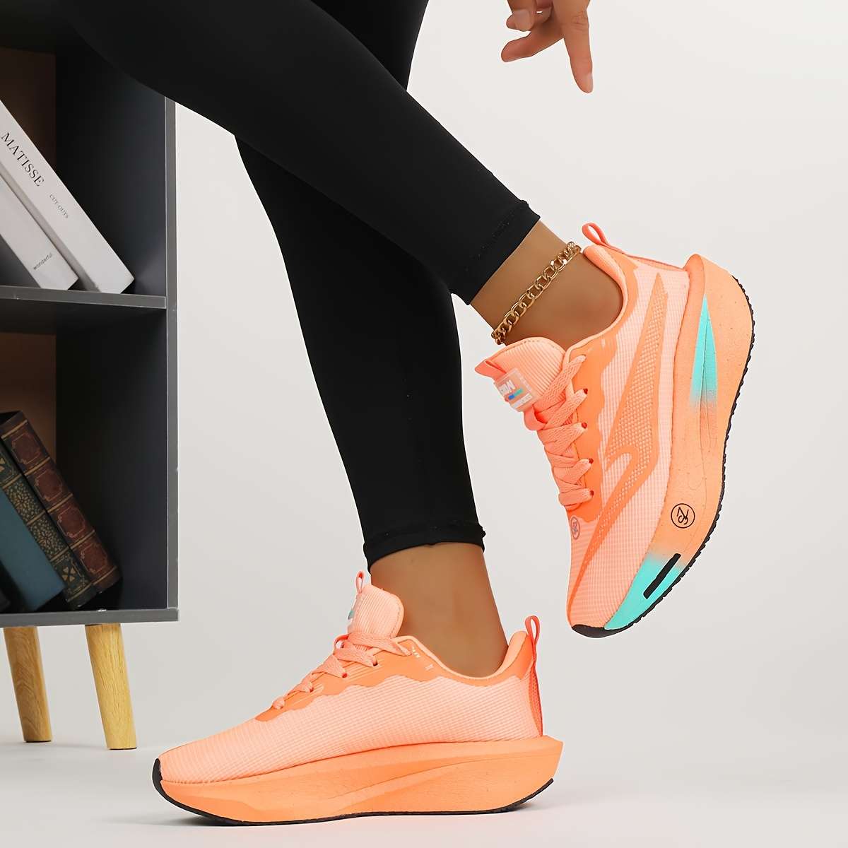 Sneakers Color Orange Sizeuk 4