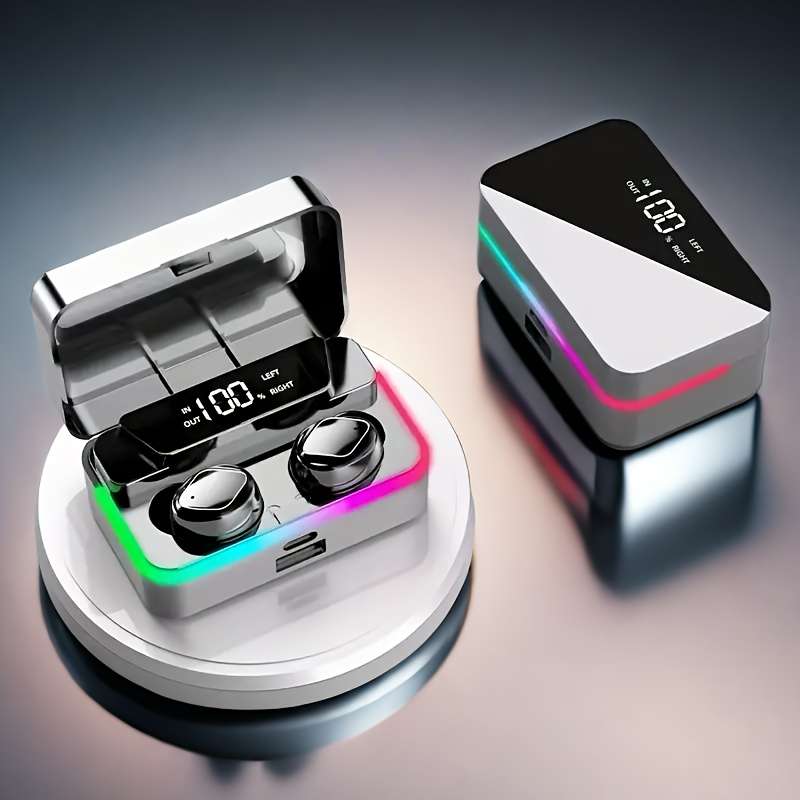 Rechargeable Wireless Earbuds Headphones Headset