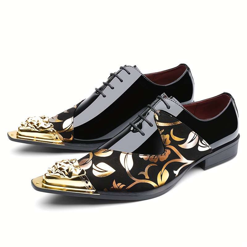 Mens Leather Shoes Color Black Sizeuk 10.5