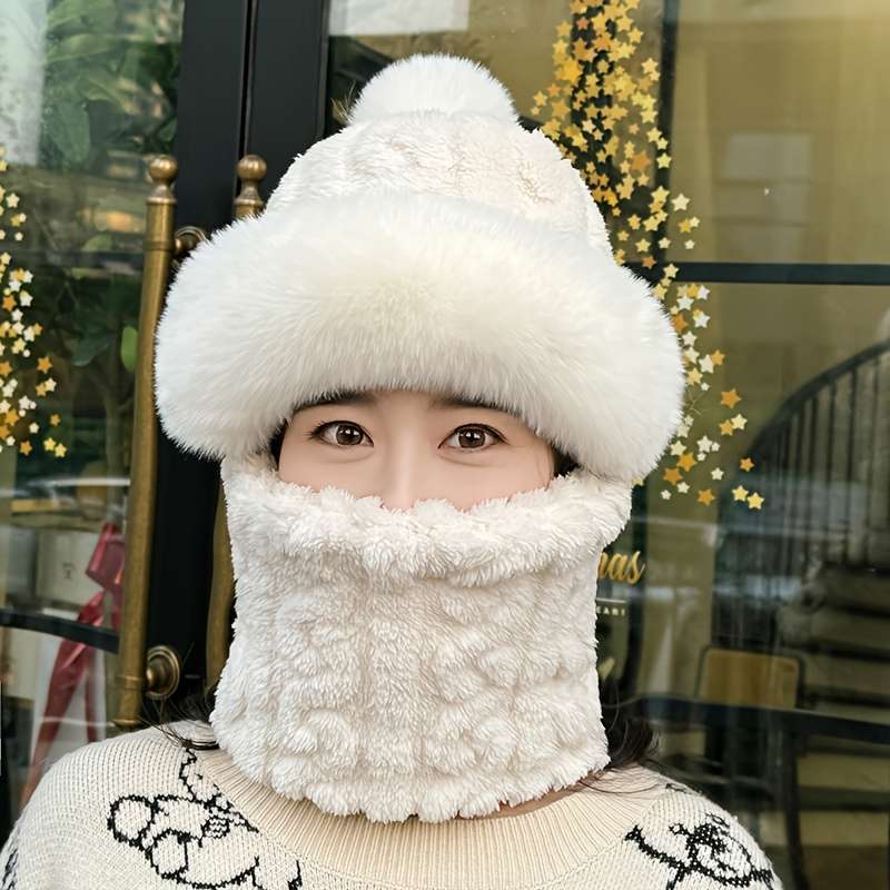 Hat Color Jacquard Light Gray Thick Version