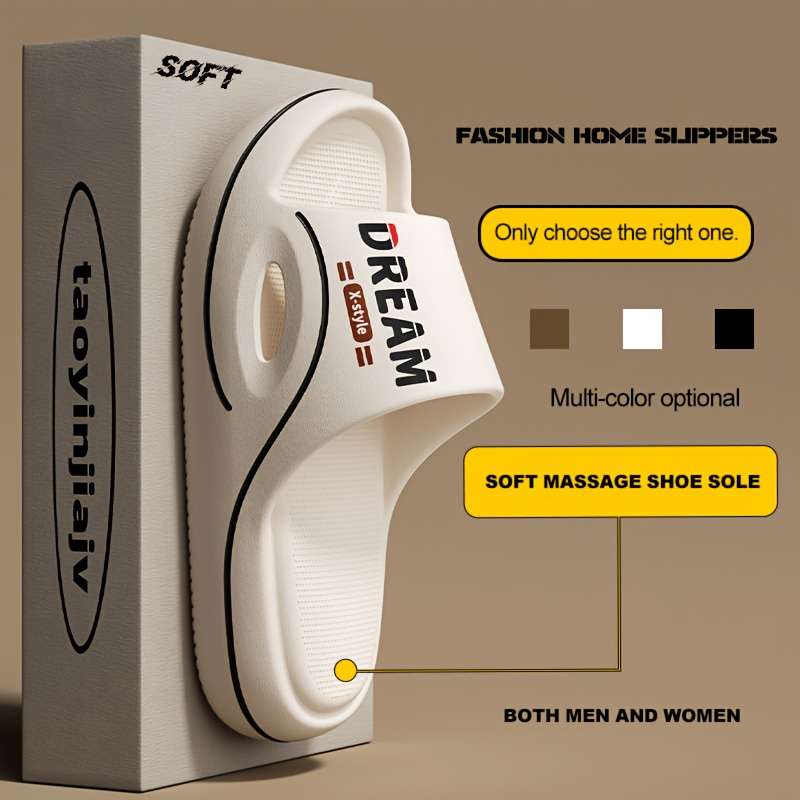 Men Slippers Summer Style White Size Uk 8.5 To 9
