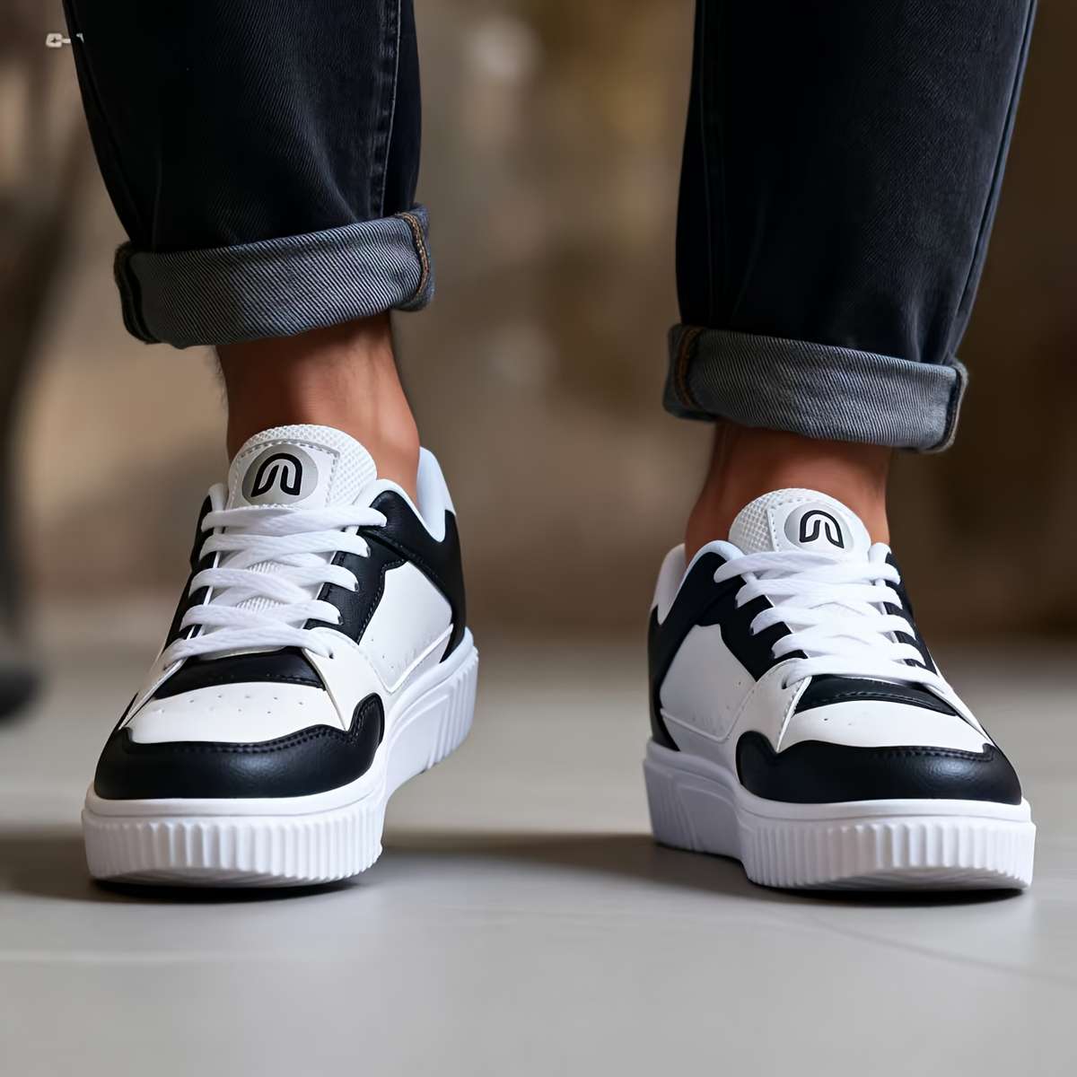 Sneakers Color White And Grey Sizeuk 7.5