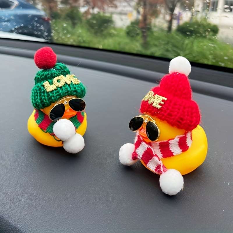 Car Interior Decor Items 2Pcs Christmas
