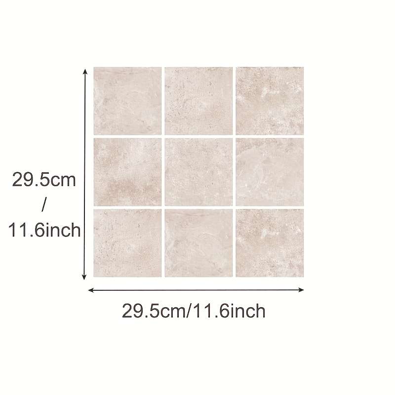 Floor Stickers Color Pink Size 29.5X29.5Cm Is 11.6X11.6Inch