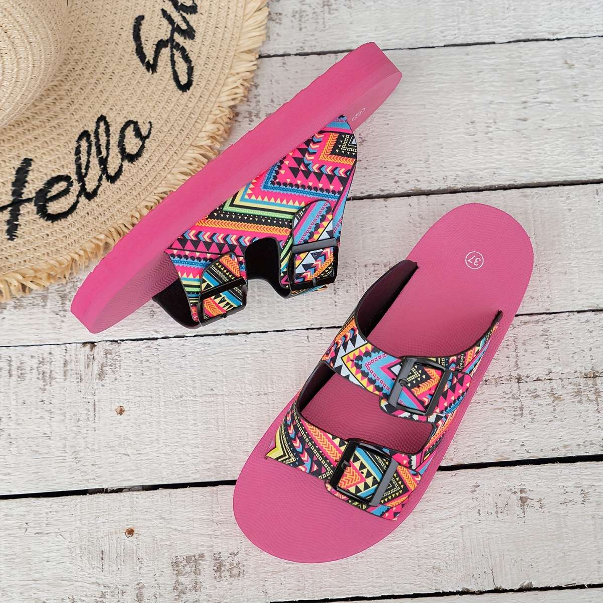 Sandals Color Black Sizeuk 7