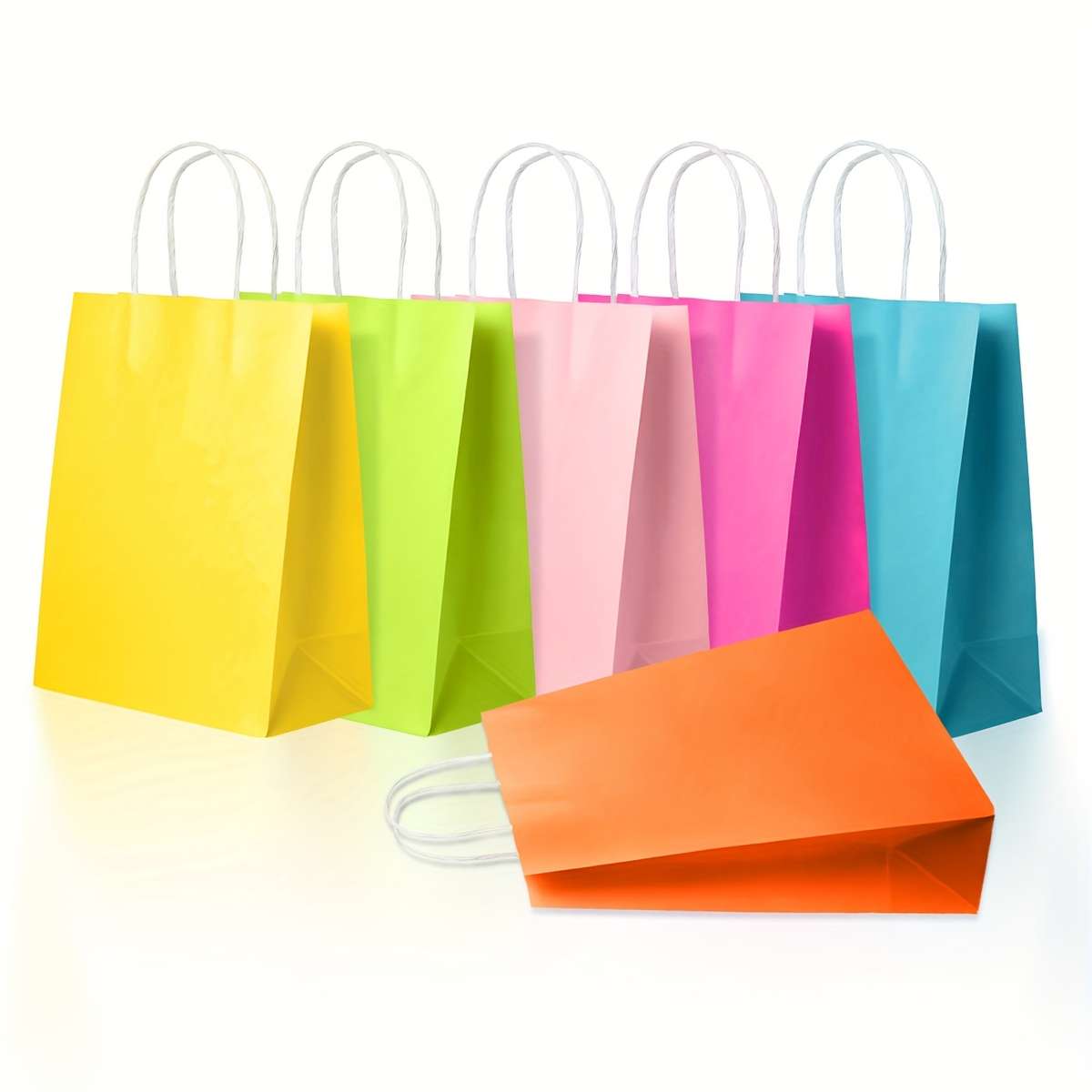 Gift Bags Color 6 Colors, 24 Pieces
