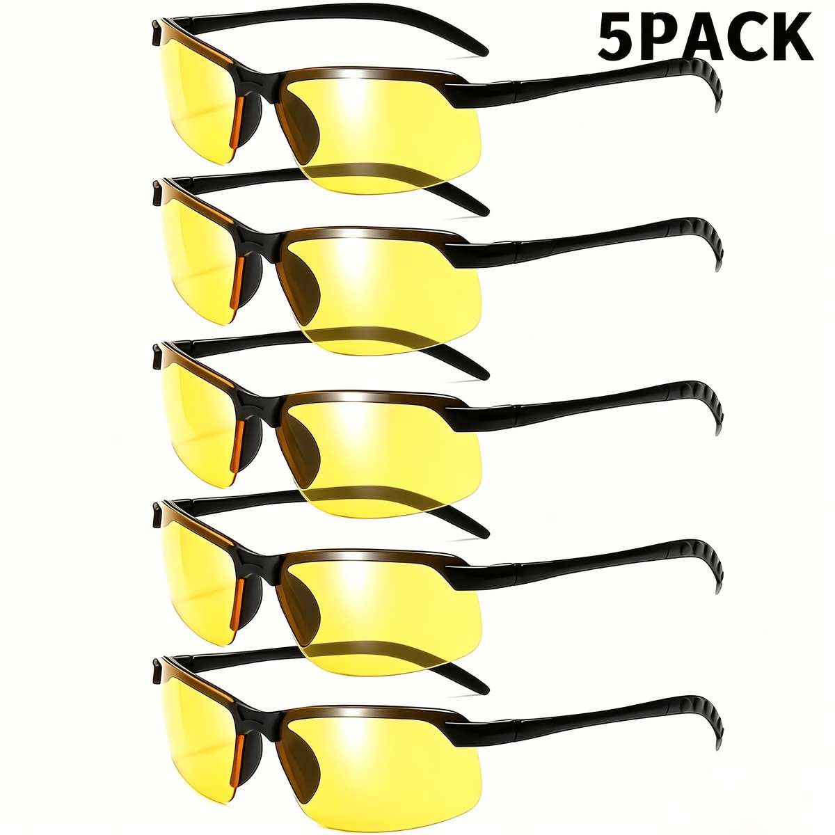 Cycling Glasses Color Yellow*5