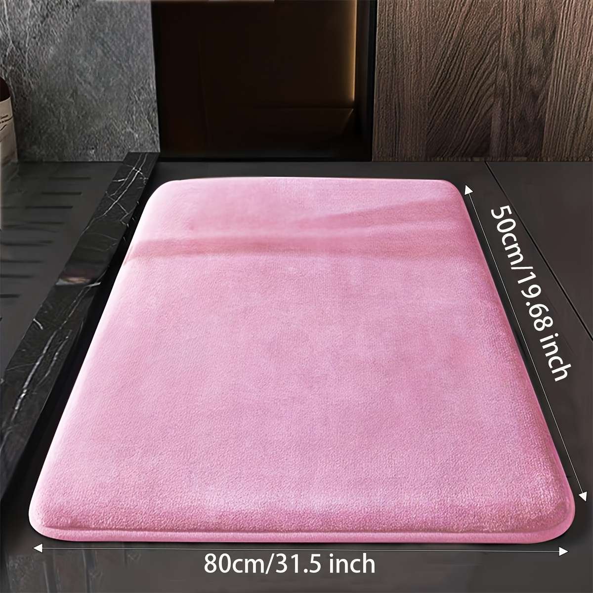 Floor Mats Color Pink Foot Pad Size 50Cmx80Cm-19.7Inx31.5In
