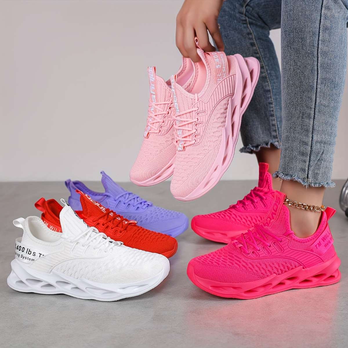Sneakers Color White Sizeuk 7.5