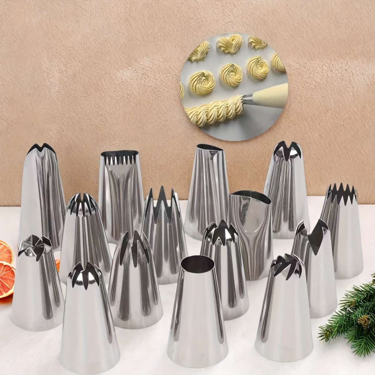 Piping Nozzle Quantity 15Pcs
