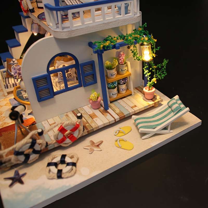 3D Model Desktop Ornaments Items Light Blue Coast  Tools