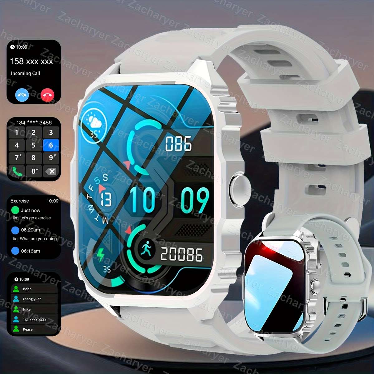 Professional Smart Watch 2025 Smart 2025 Wireless Calling App Alerts Multiple