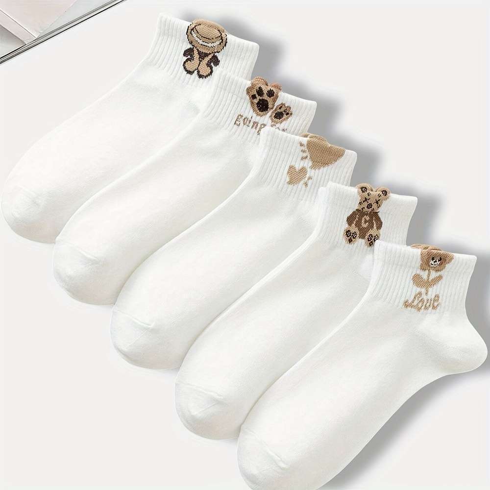 Women S Socks Size Onesize Style 5 Pairs Mixed