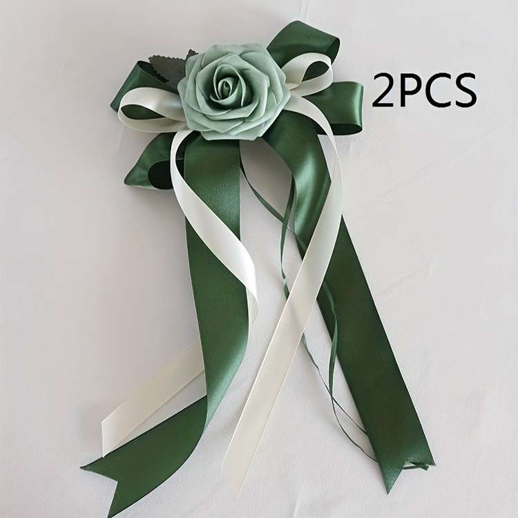 Wedding Supplies Color 2Pcs Green