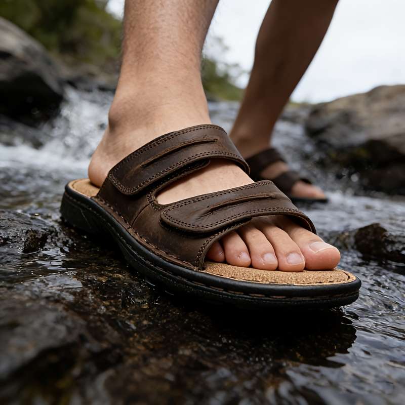 Sandals Color Black Size Uk 8 Wide