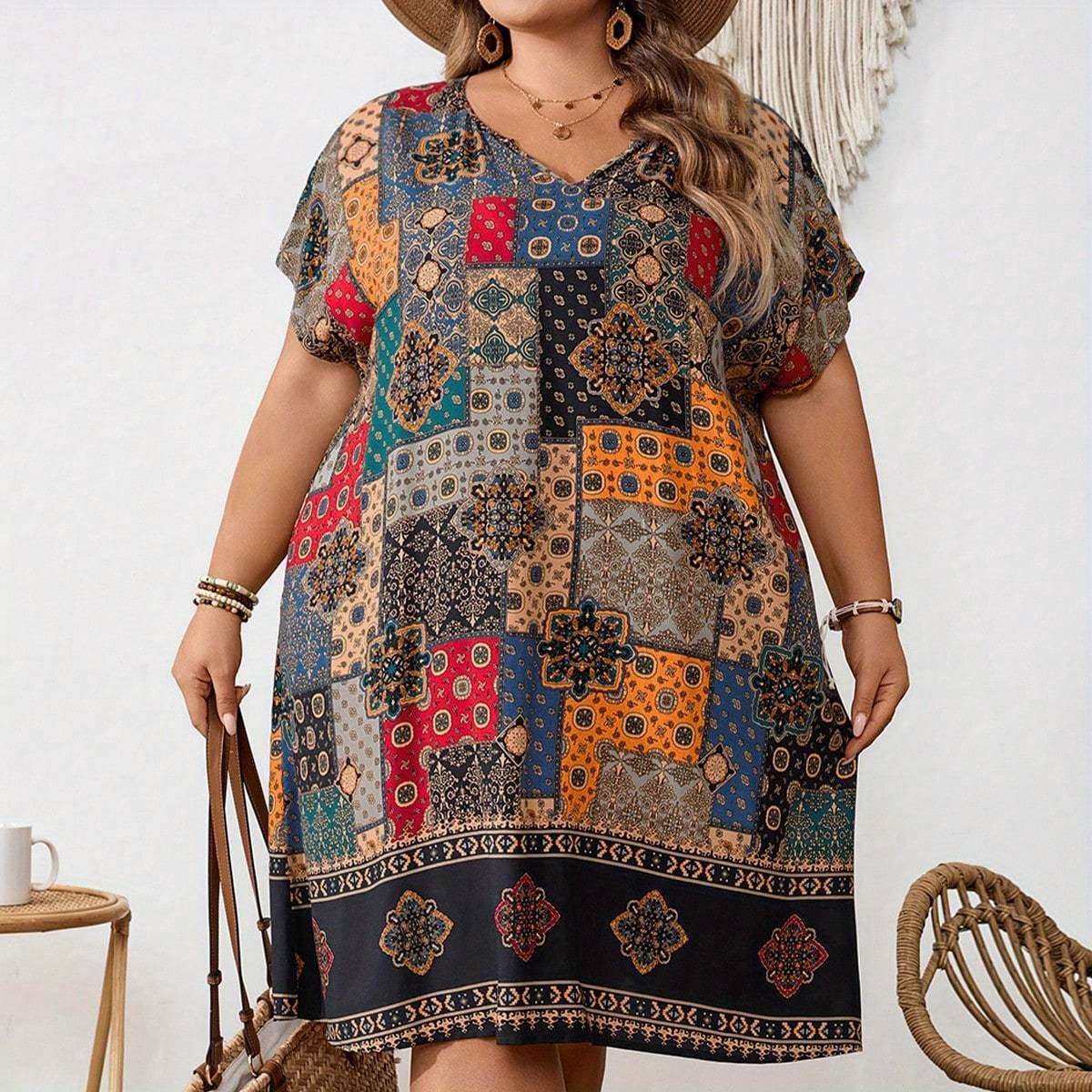 Women S Dress Color Olive Brown Size 5Xl