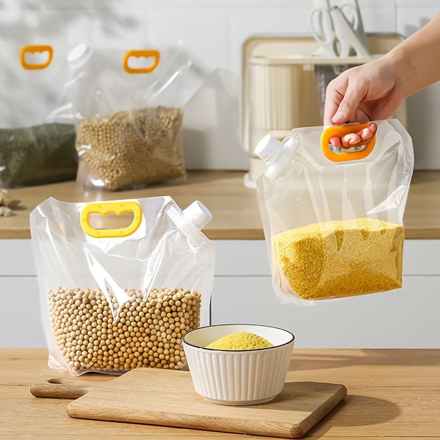 Food Storage Bags Model Transparent M5Pcs