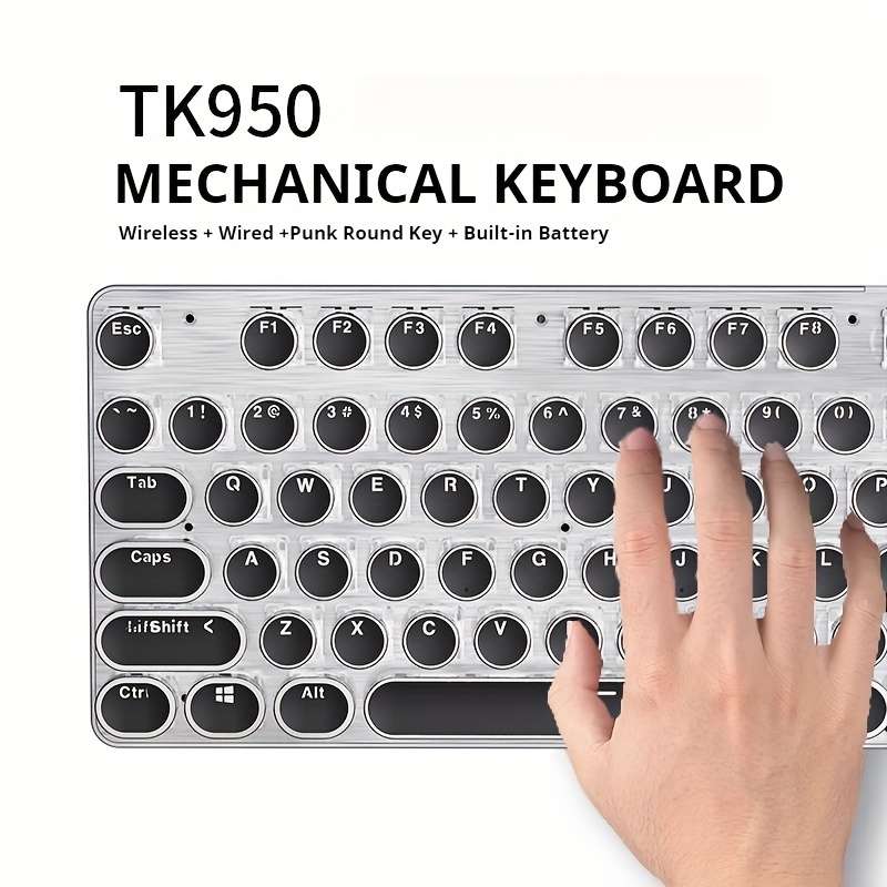 EWEADN TK950 Steampunk Mechanical Keyboard