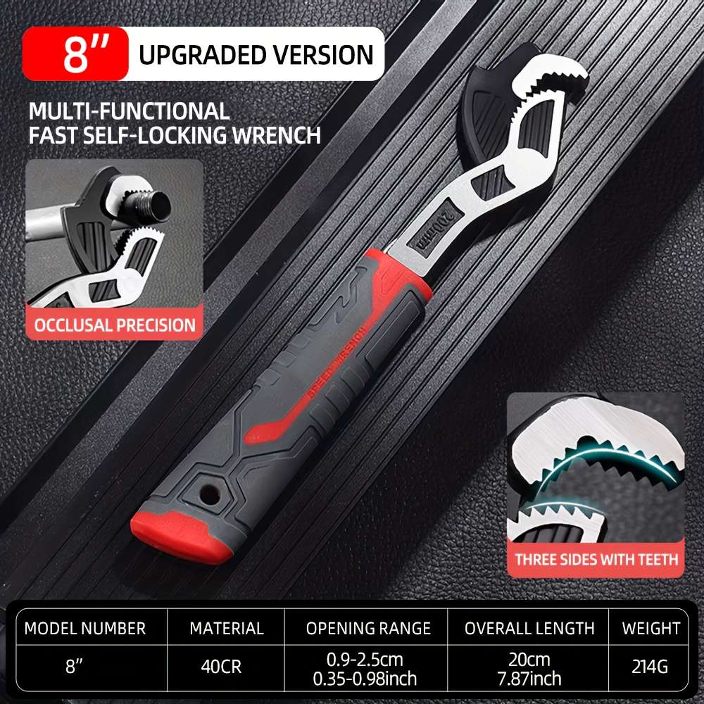 Self-Locking Multi-Function Wrench
