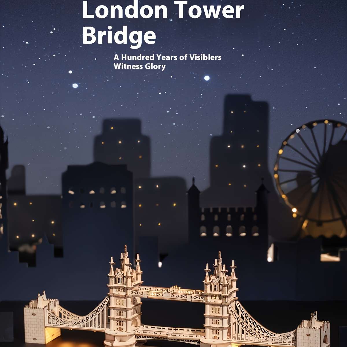 Building Toy Architectural Model Toy Set Model London Bridge Model Building Blocks Puzzle