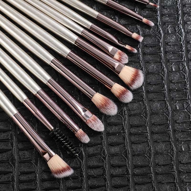 Makeup Brush Set Color Champagne