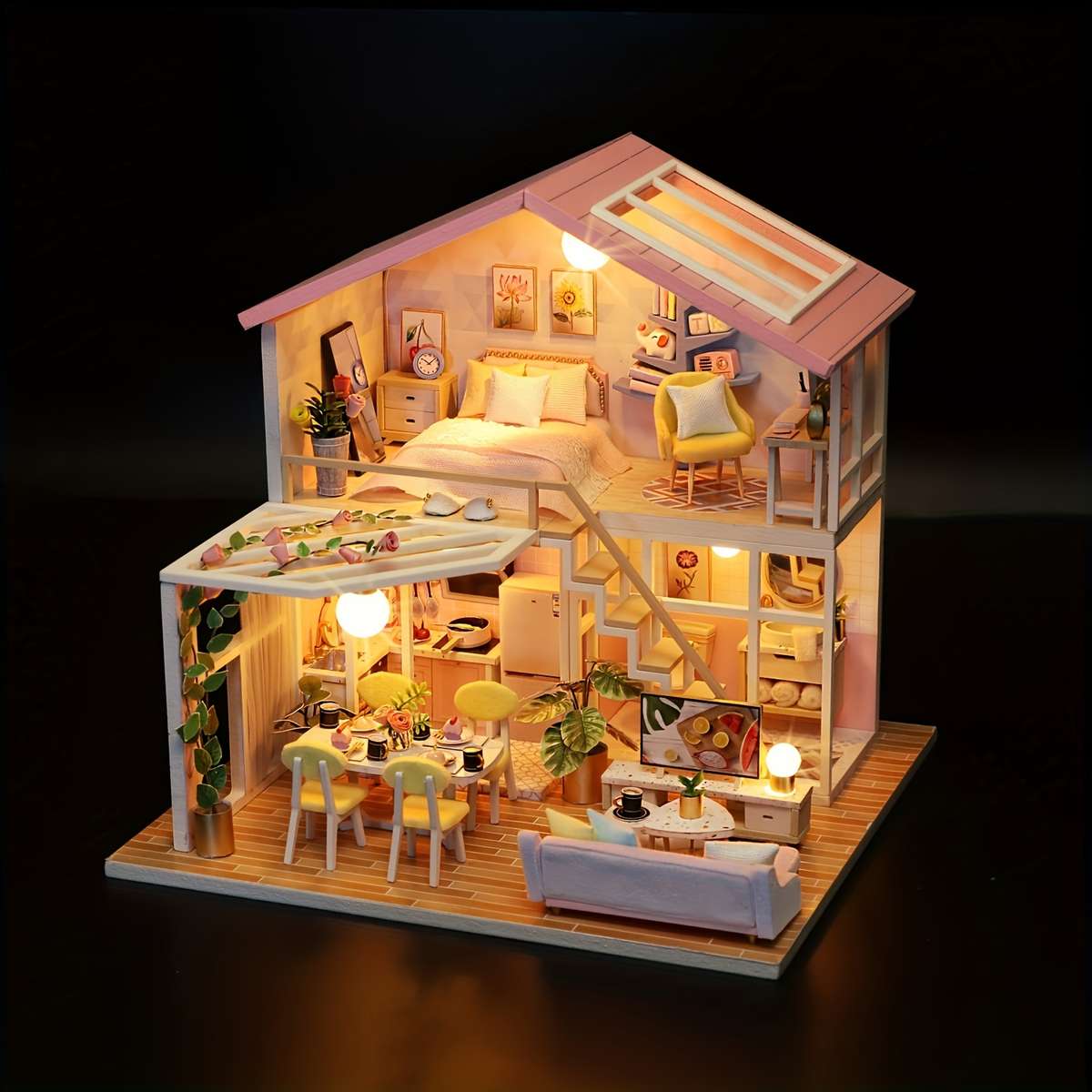 3D House Puzzle Model Items Sweet Time