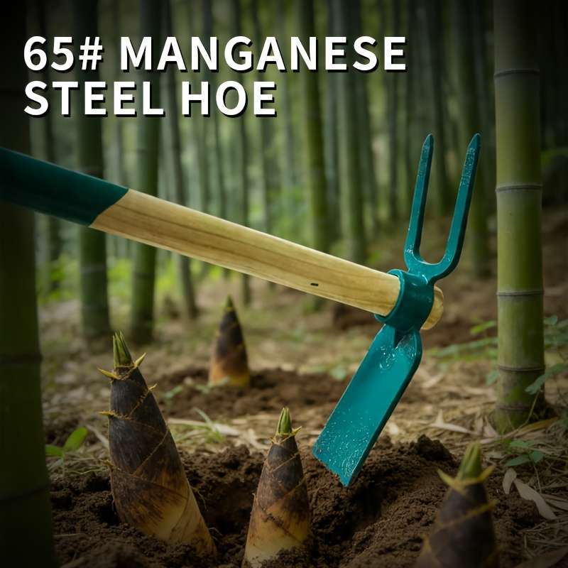 Garden Supplies Model Wooden Handle Three Pointed