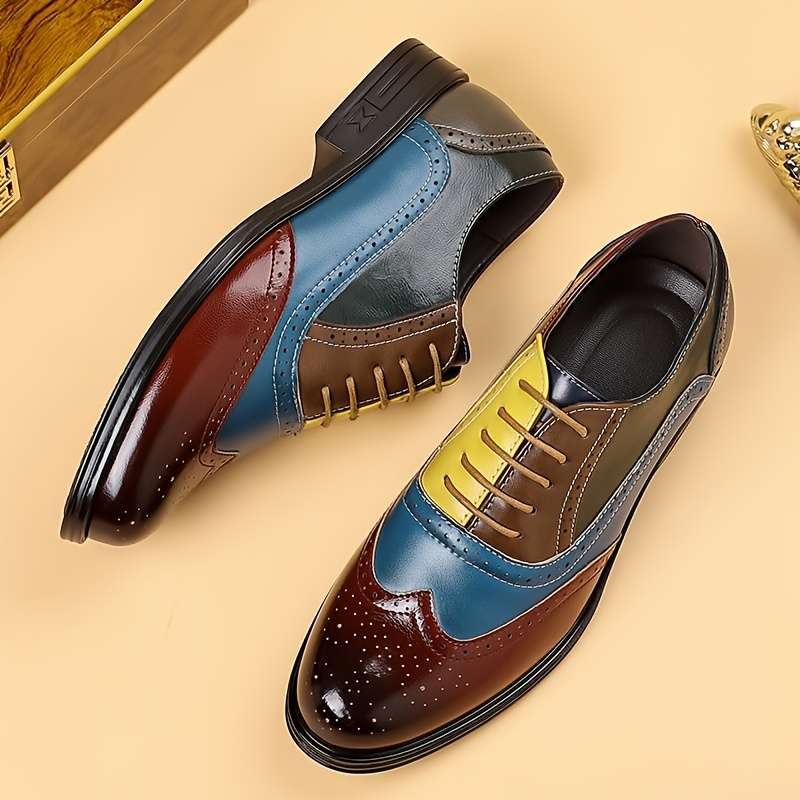 Mens Leather Shoes Color Burgundy Sizeuk 7