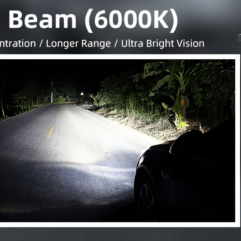 2pcs H7 3030 12SMD Extremely Bright White Fog Light DRL LED Bulbs