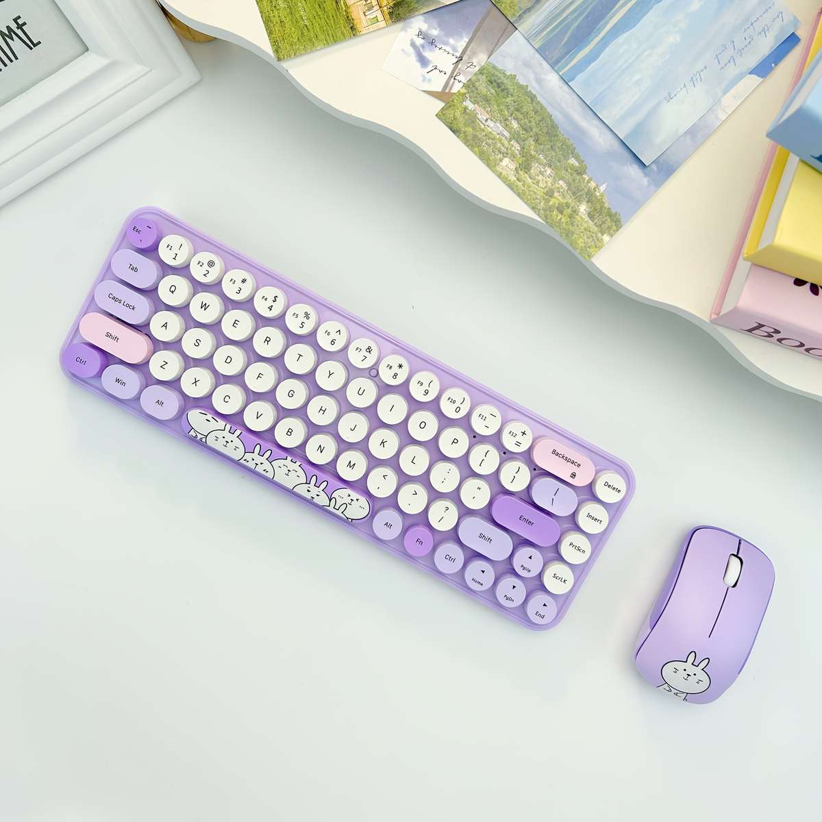 Keyboard Color Gray Mixed Colors