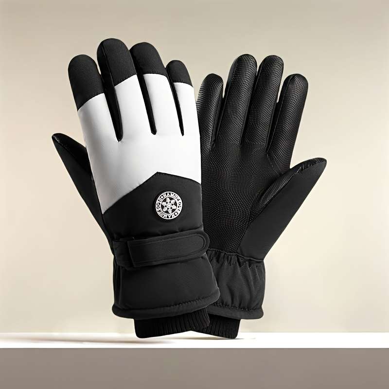 Winter Gloves Color Black Gray