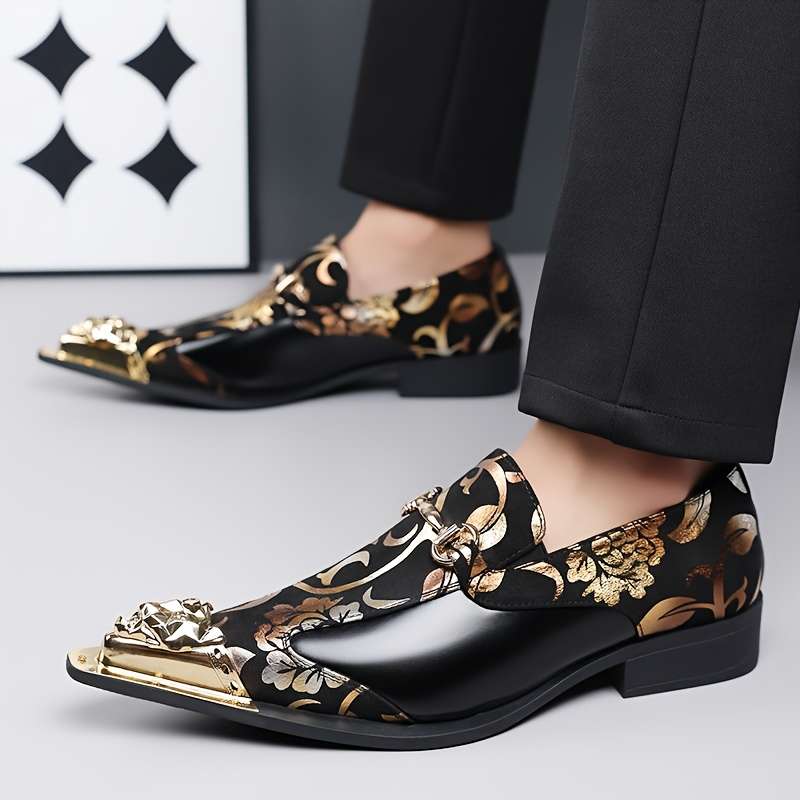 Mens Leather Shoes Color Black Sizeuk 8