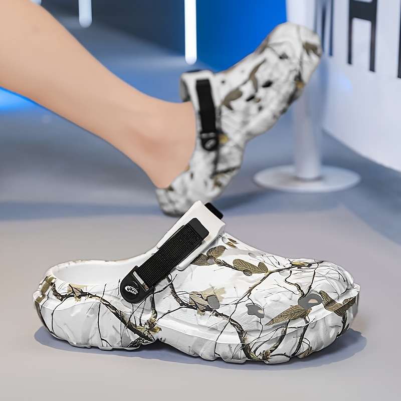 Men Slippers Summer Style White Size Uk 7