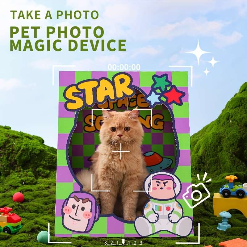 Pet supplies color White Style Space Superman