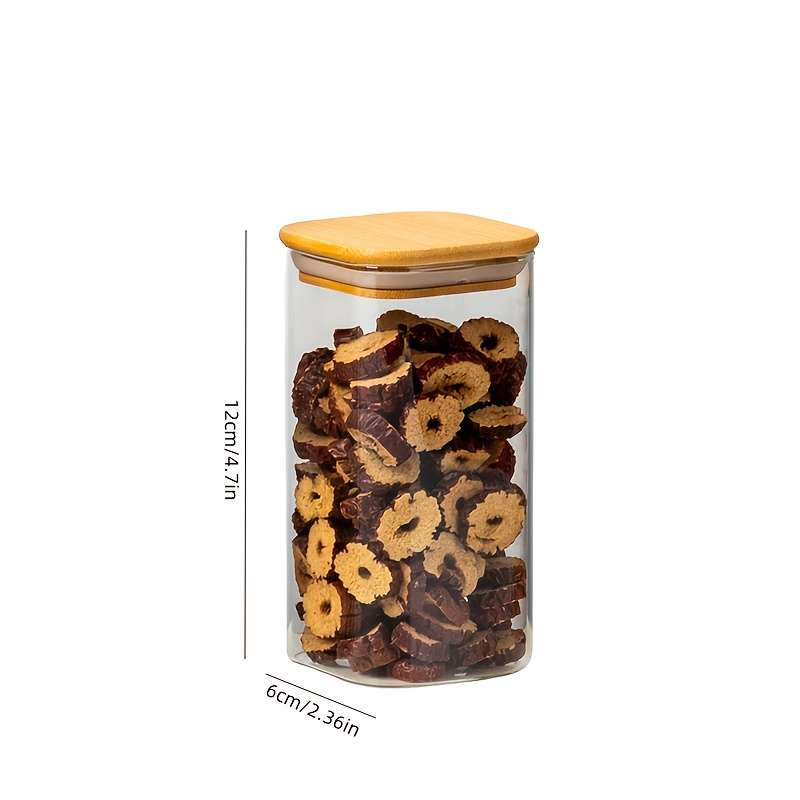 Sealed Jar Color Medium Square Jar 1 Pack