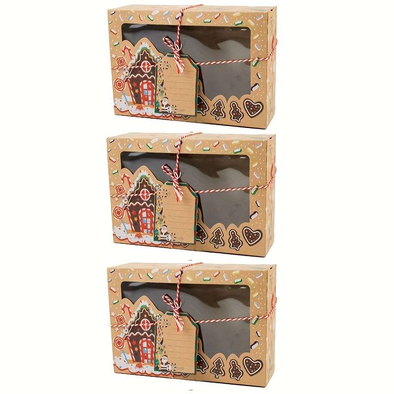 Christmas Gift Boxes Style Santa Claus Quantity 3Pcs