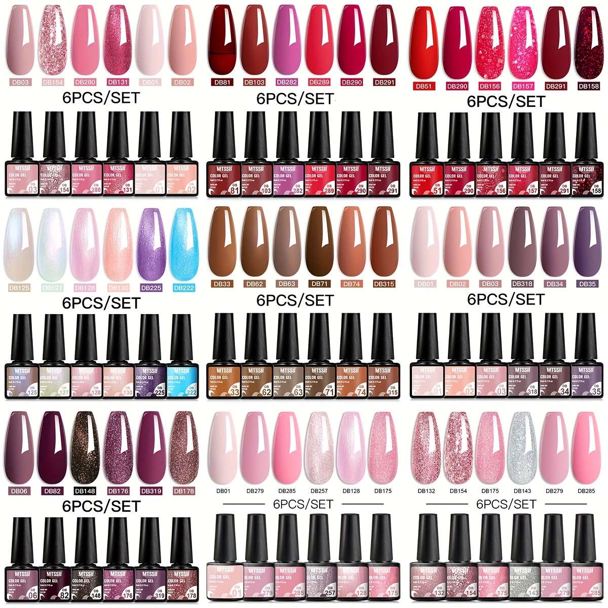 Nail Polish Color 6Pcsset7