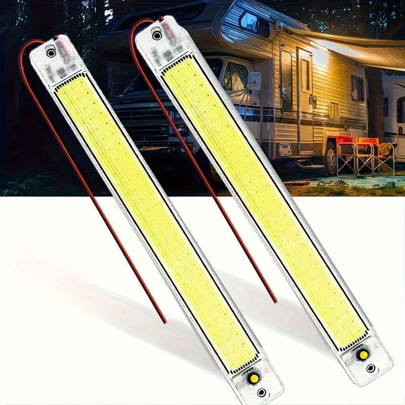 2pcs Car Reading Light COB High-brightness thin 12V 24V LED Cabin Interior Light Dome