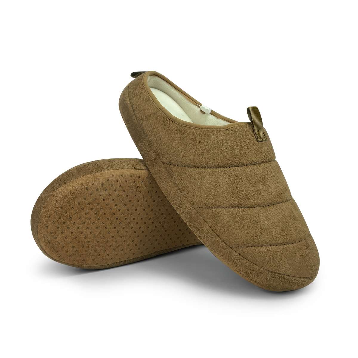 Cotton Slippers Color Camel Sizeuk 7.5-8