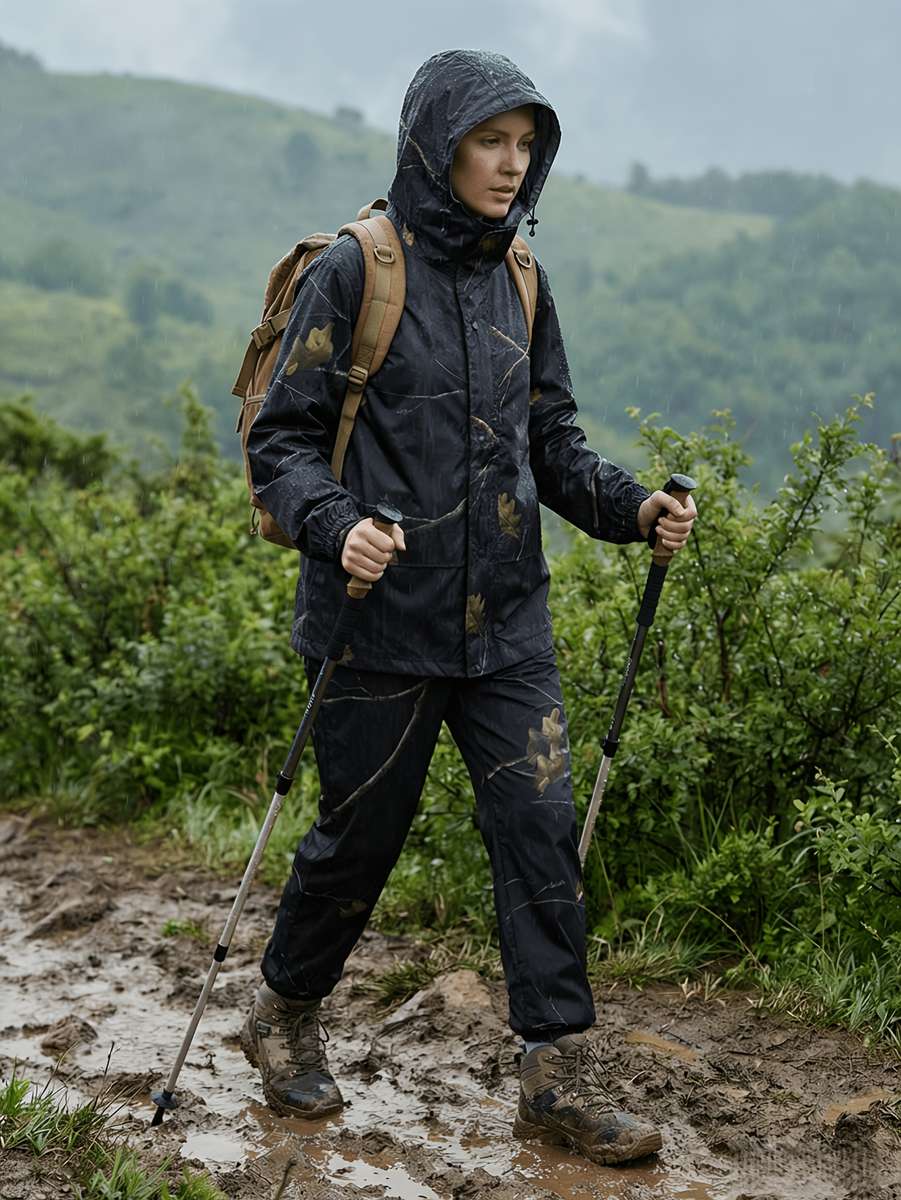 Raincoat Barkblack Size Uk S