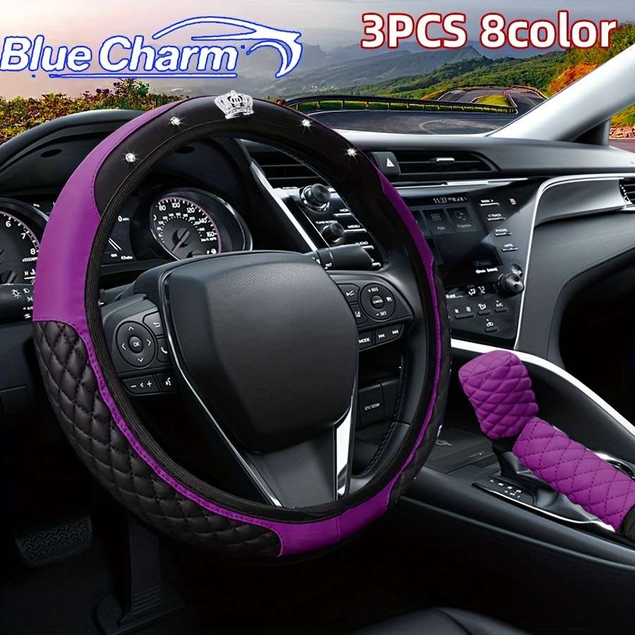 Car Steering Wheel Cover Red