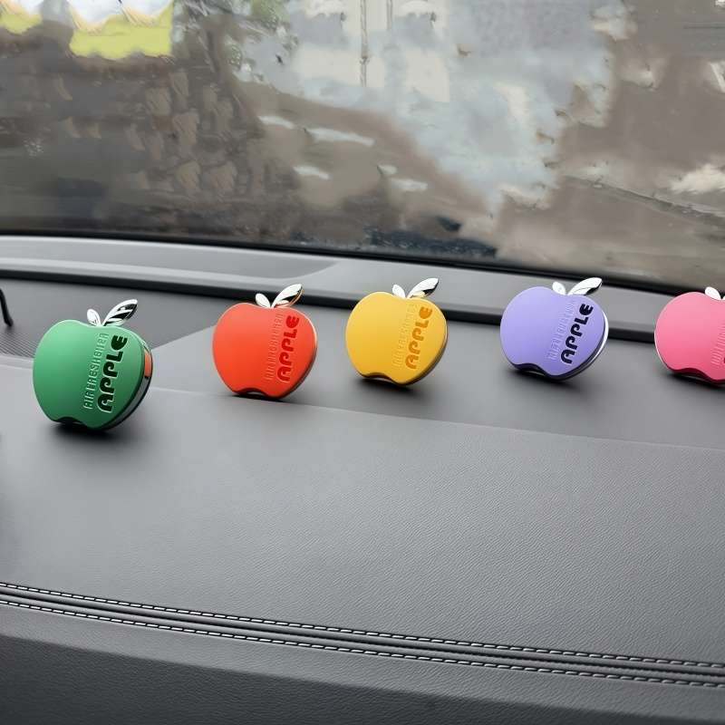 6Pcs Shape Freshener Car Interior Vent Air Decoration Apple Clip Conditioning