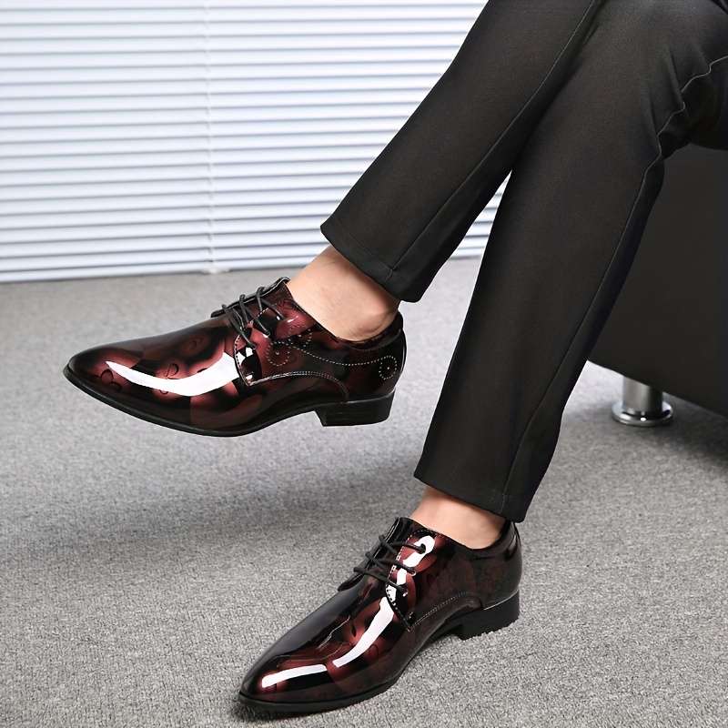 Mens Leather Shoes Color Black Sizeuk 10.5