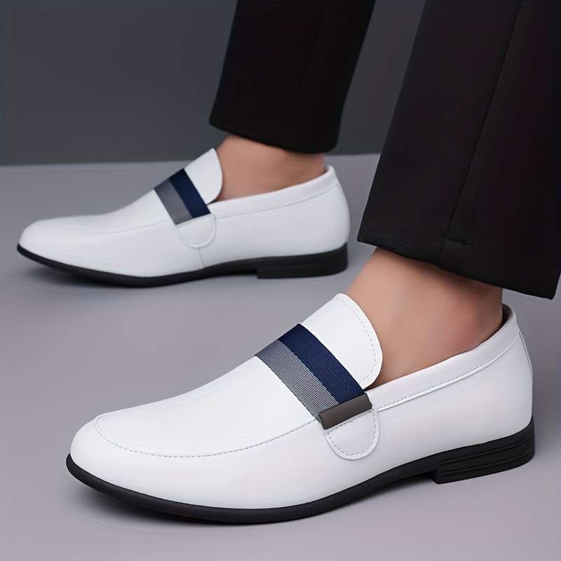 Mens Leather Shoes Color White Sizeuk 7