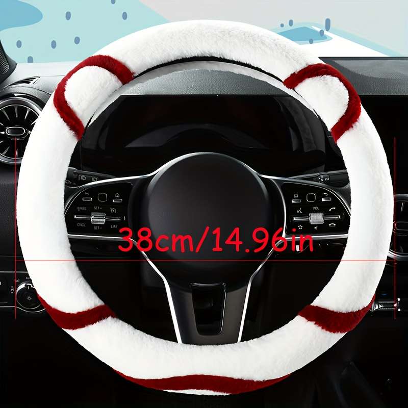 Car Steering Wheel Cover Grey Model Round