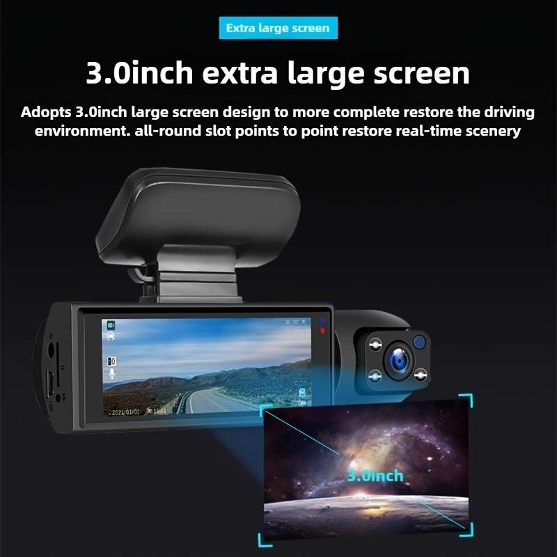 Dashcam Model 2 Front And Interior Cameras  No Card