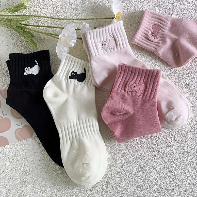 Women S Socks Color 5Pcs Mixed Color Size Onesize