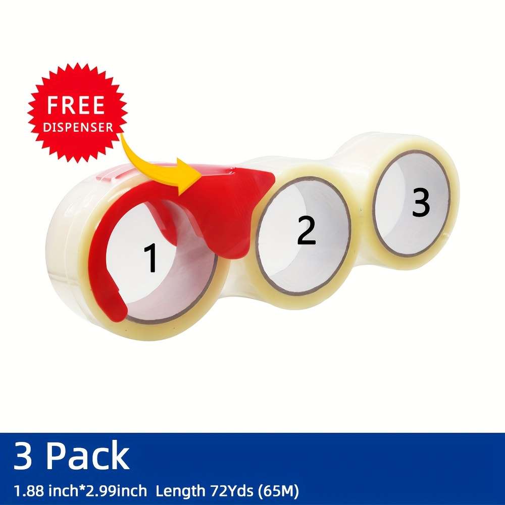 Adhesive Tape Model 3Pcs Tape 1 Tape Dispenser