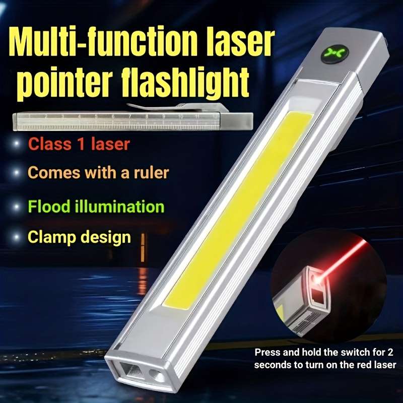 2Pcs Advanced Multifunctional Pen Light High Brightness Multifunctional