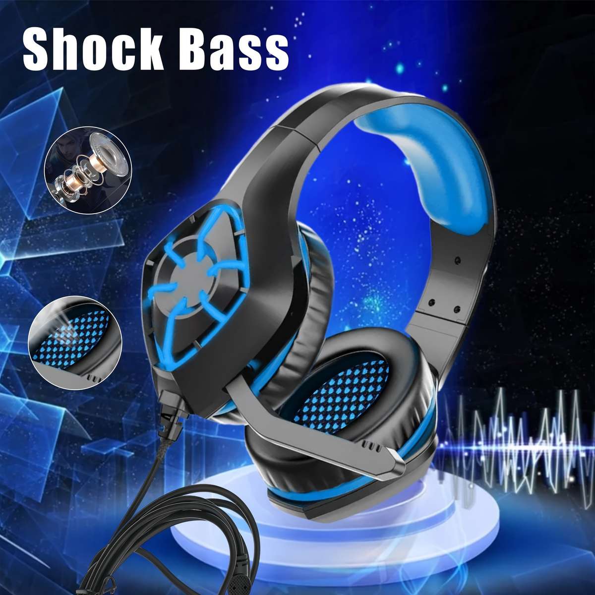 Headset Headphones Over Ear